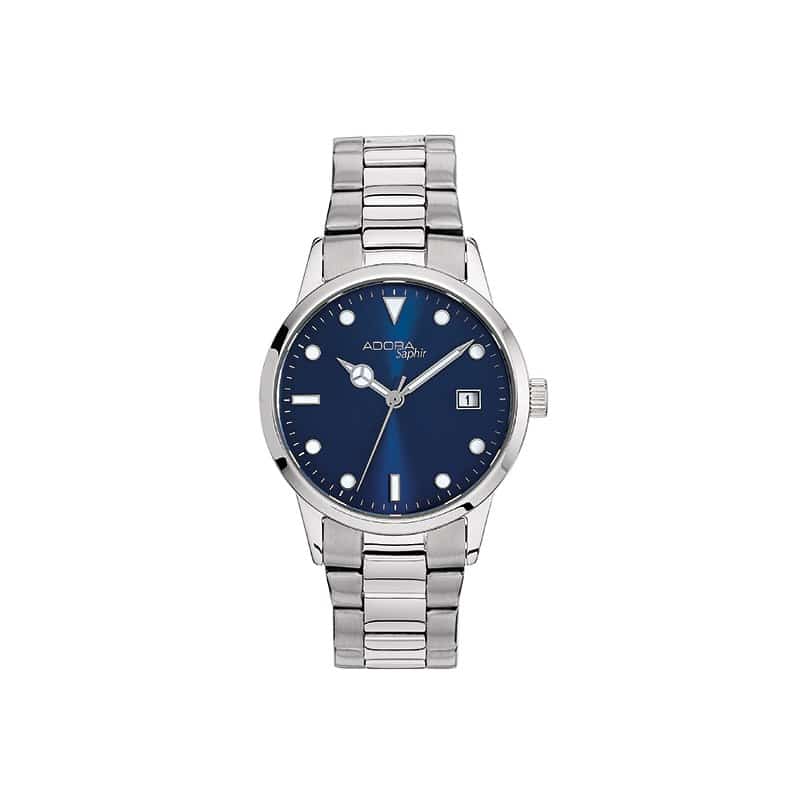 Abeler & Söhnle Adora Saphir Herrenuhr stahlfarben - 171535
