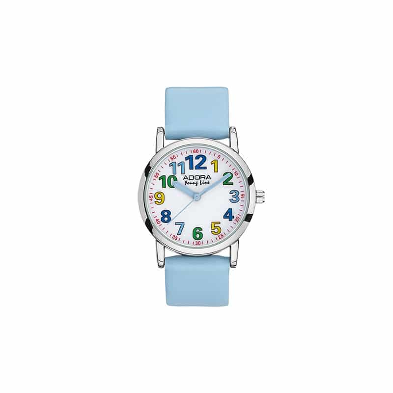 Abeler & Söhnle Adora Youngline Kinderuhr IP silberfarben - 171538