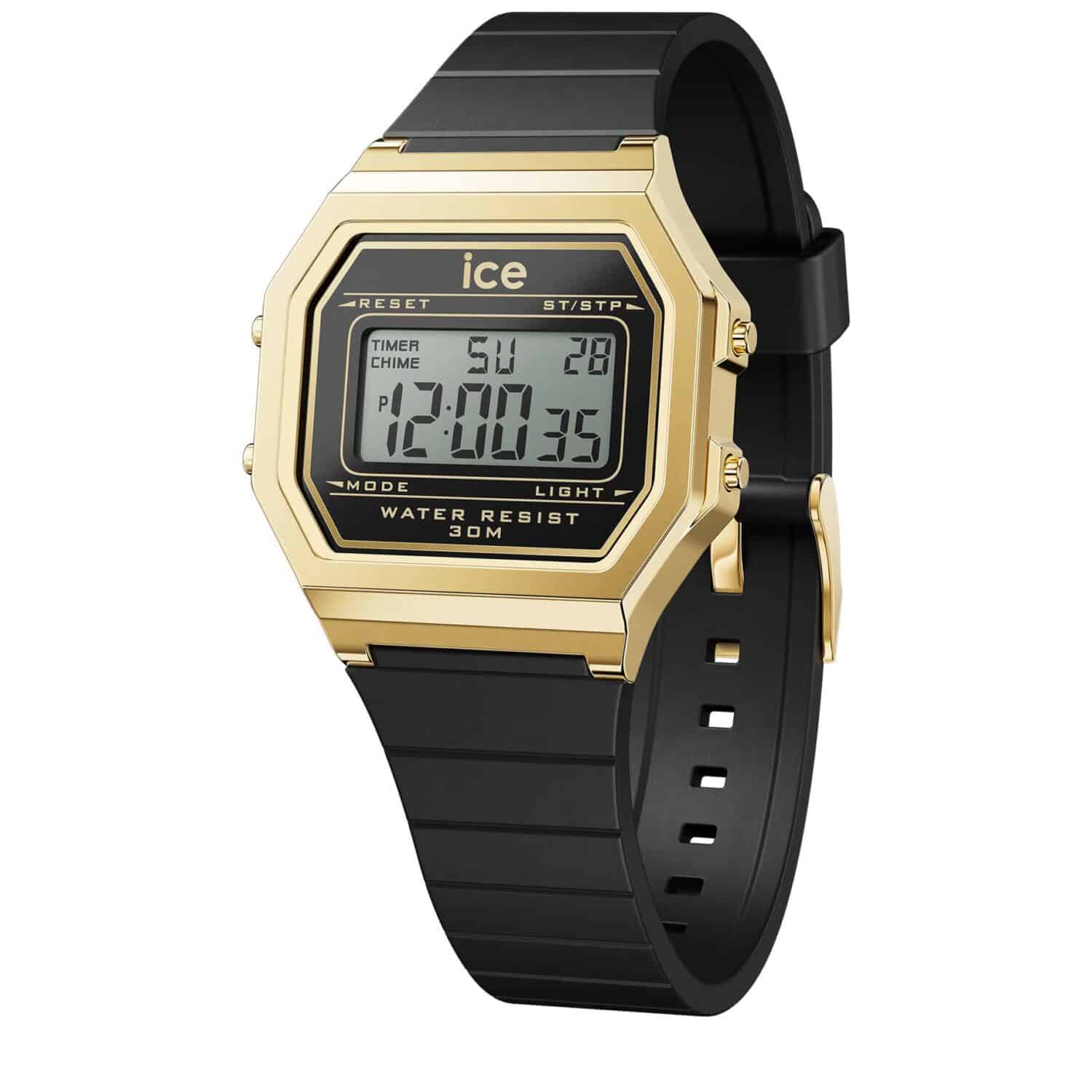 ICE WATCH ICE digit retro Black gold  - 171637