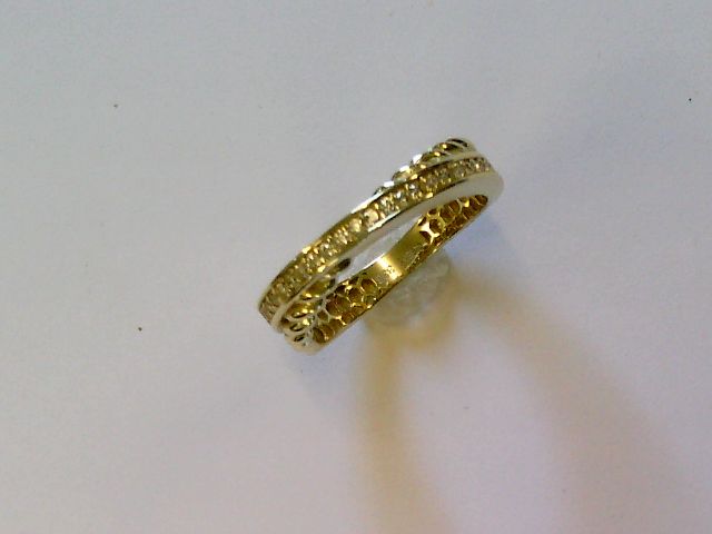Damenring Mehrsteiner 333 gelb Zirkonia pol - 171999
