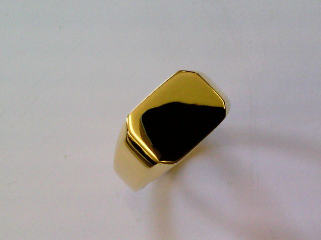 Siegelring 925 gelb goldplatt. - 172004