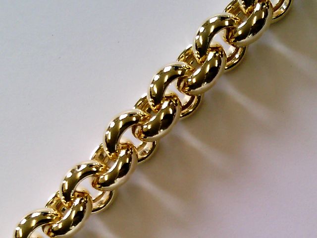 Armband 925 gelb goldplatt./20cm - 172020
