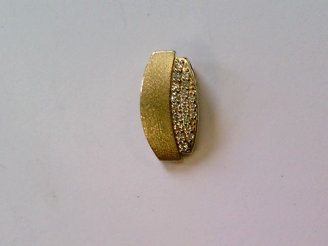 Anhänger 925 gelb Zirkonia goldplatt. - 172023