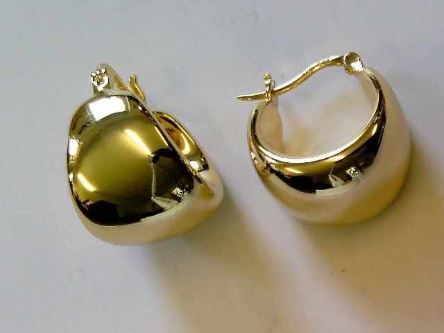 Creolen 925 gelb goldplatt. - 172032