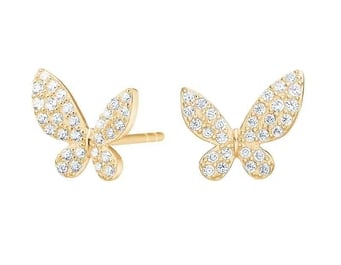 Joanli Nor Ohrstecker Schmetterling - 172334