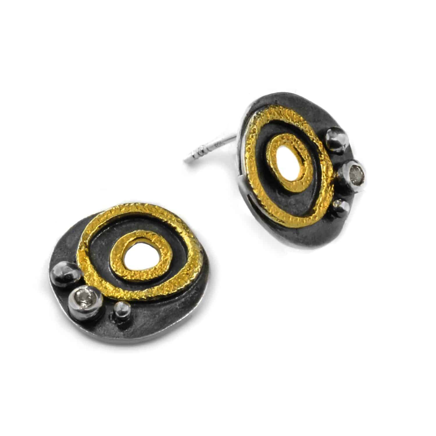 Eva Stone Ohrstecker tricolor - 172427