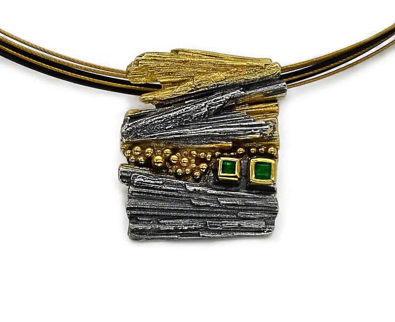 Eva Stone Smaragdanhänger bicolor  - 164375