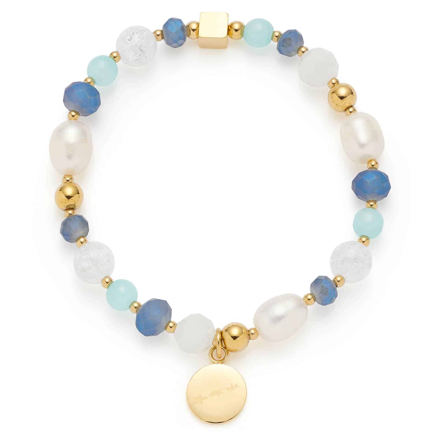 Leonardo Armband gold/blau Hope  - 172730