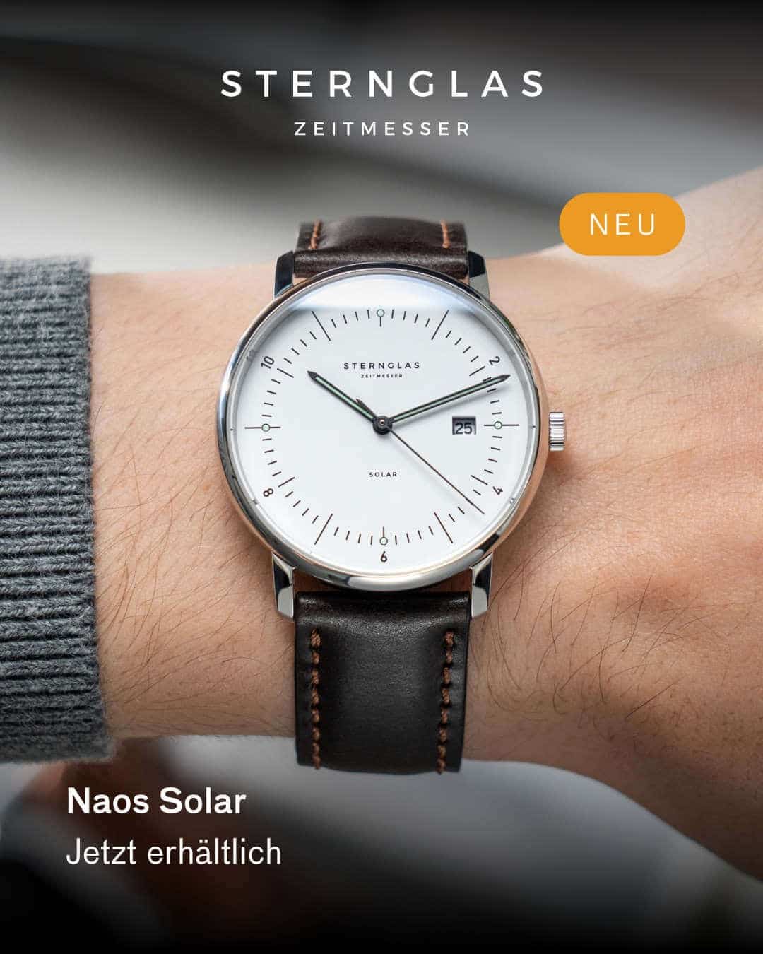 Sternglas Naos Solar weiß silber  - 173010
