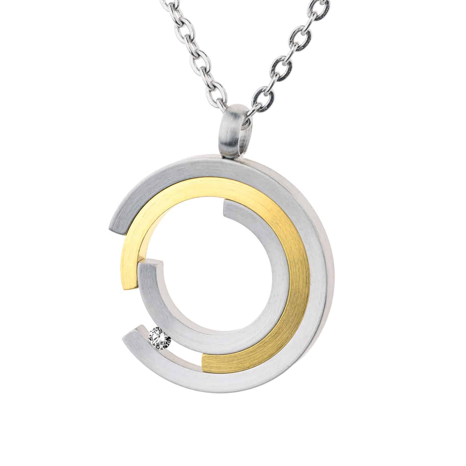 Ernstes Design Anhänger Brillant 0,02ct - 173135