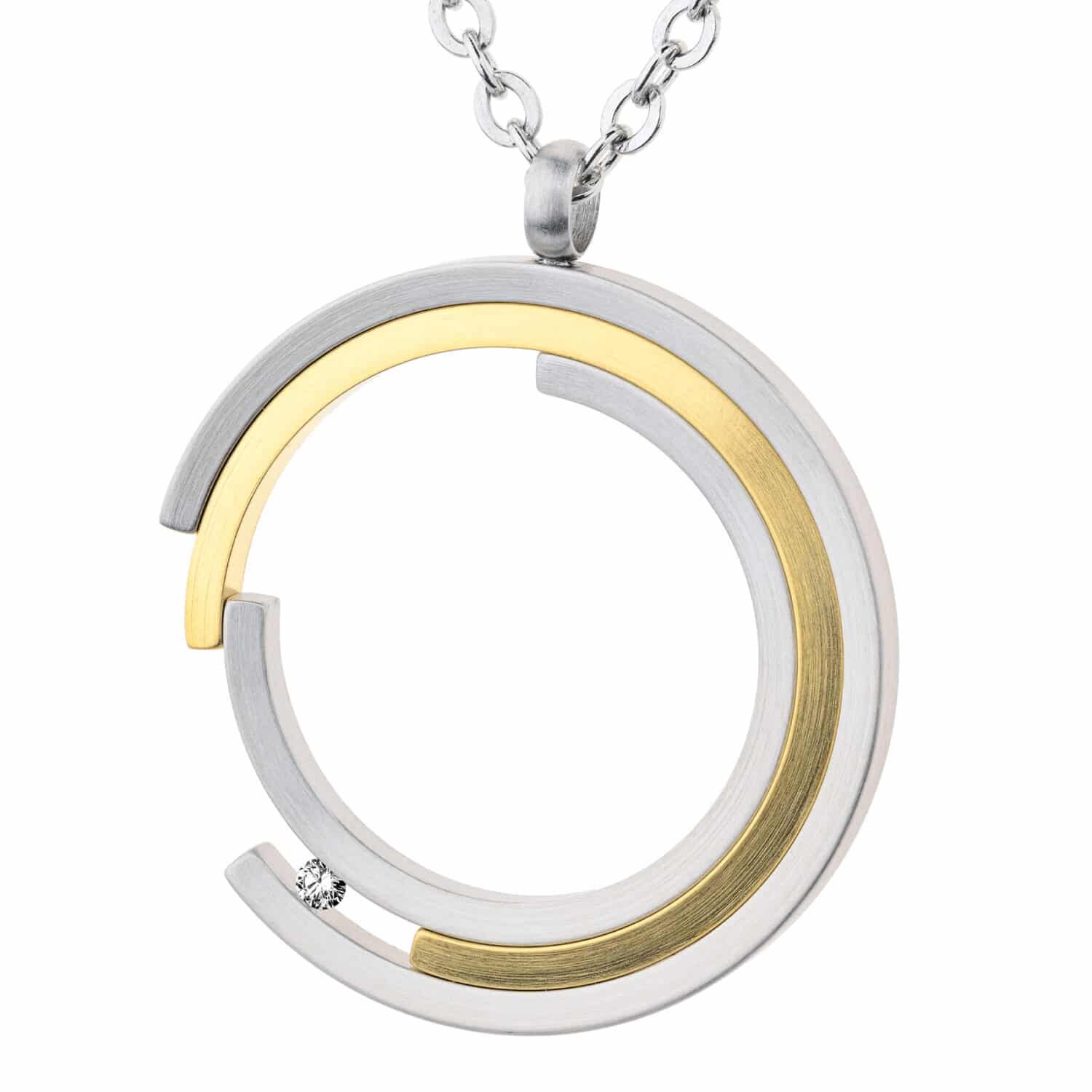 Ernstes Design Anhänger Brillant 0,02ct - 173136