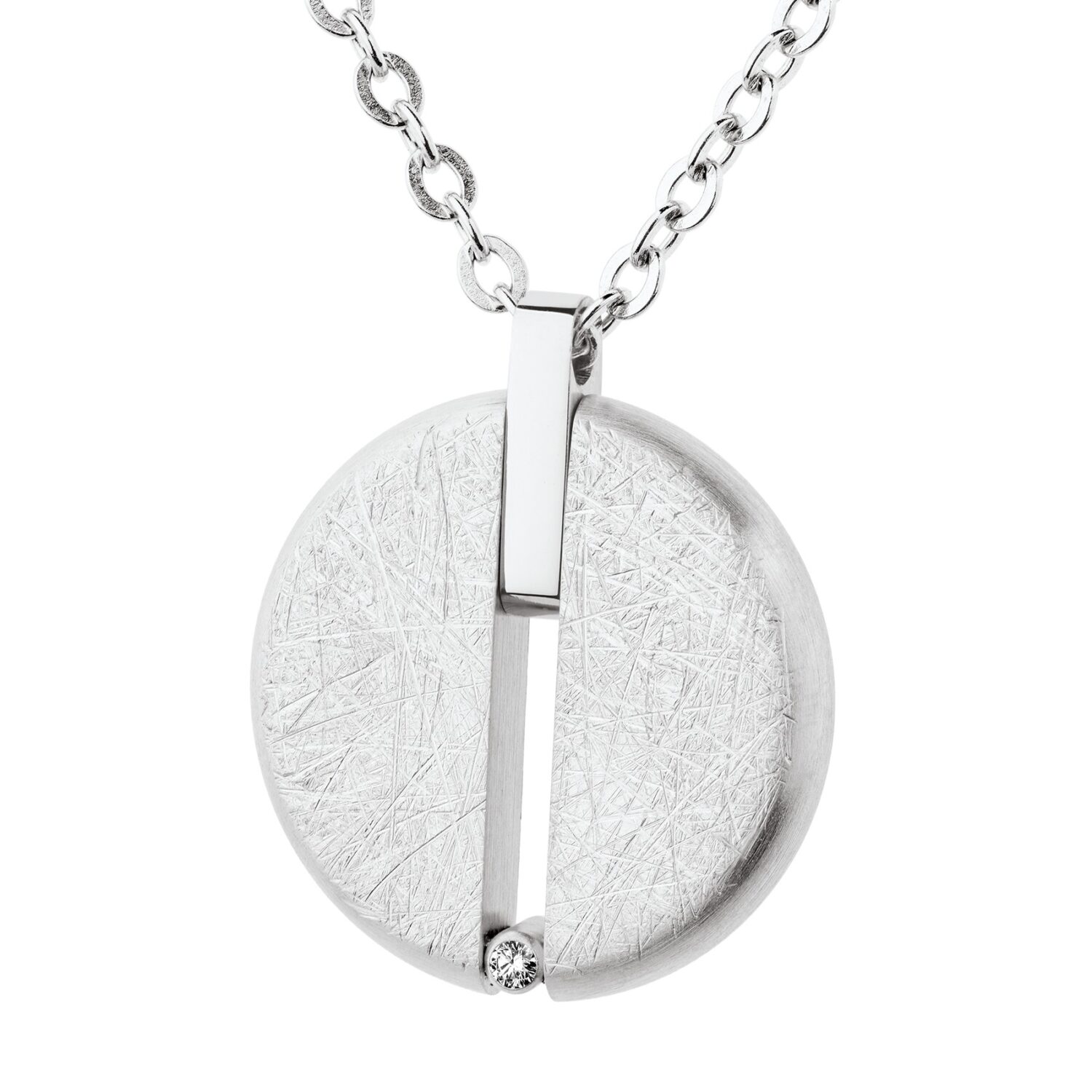 Ernstes Design Anhänger gekratzt/poliert - 173142