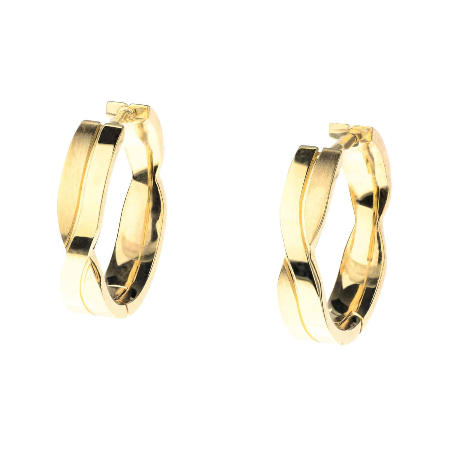 Ernstes Design Creolen matt/poliert 16mm - 173157